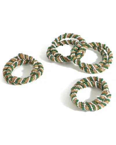 TIRAMISU TIRAMISU SERENITY SWIRL NAPKIN RINGS