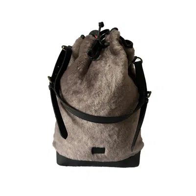 TIRILLM WOMEN'S LUNA BUCKET BAG, BROWN