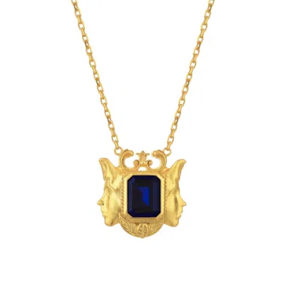 TIRON WOMEN'S GOLD / BLUE TRISTAN BLUE NECLACE - LIMITED EDITION
