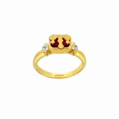 TIRON WOMEN'S GOLD LOUIS RING - LIMITED EDITION