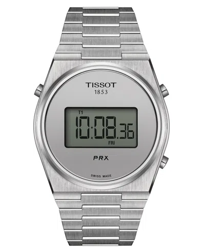 TISSOT MEN'S DIGITAL PRX STAINLESS STEEL BRACELET WATCH 40MM