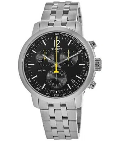 TISSOT TISSOT PRC 200 QUARTZ CHRONOGRAPH BLACK MEN'S WATCH T114.417.11.057.00