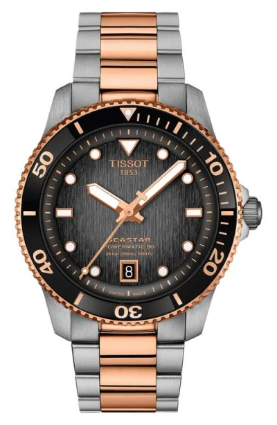 TISSOT TISSOT SEASTAR 1000 POWERMATIC 80 BRACELET WATCH, 40MM