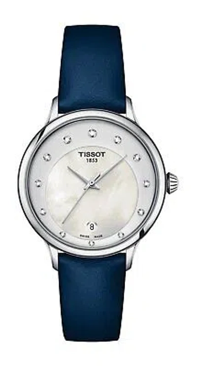 TISSOT TISSOT T1332101611600 WOMEN'S WATCH BLUE LEATHER BAND QUARTZ MOVEMENT