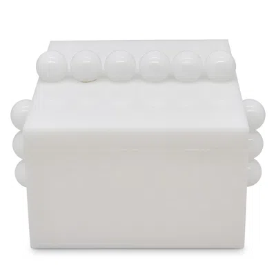 TIZO LUCITE BUBBLE DESIGN BOX WITH LID