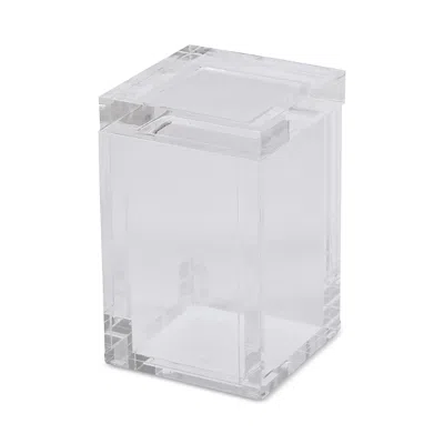 TIZO LUCITE CANISTER BOX, CLEAR