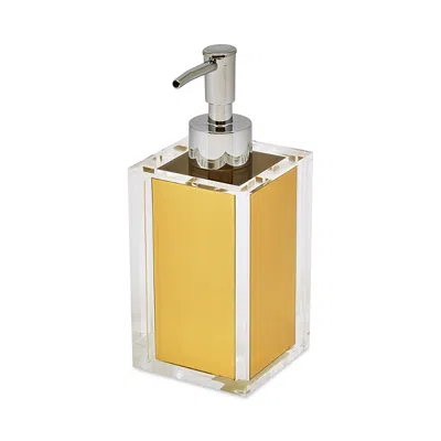 TIZO LUCITE SOAP DISPENSER, GOLD