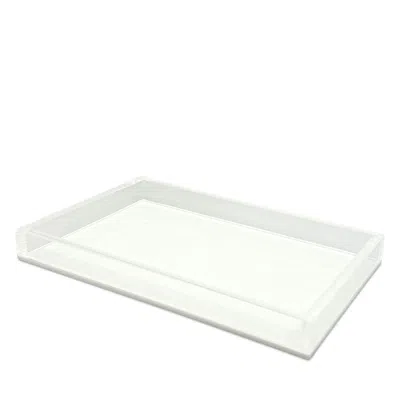 TIZO LUCITE TRAY, WHITE