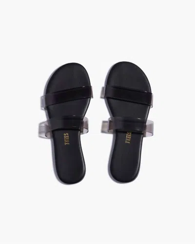 TKEES WOMEN'S ALEXA CLEARS FLATS IN BLACK