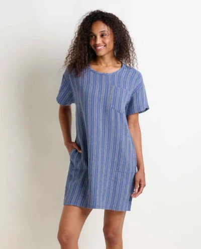 TOAD AND CO TOAD & CO TATE DOUBLE WEAVE SHORT SLEEVE DRESS