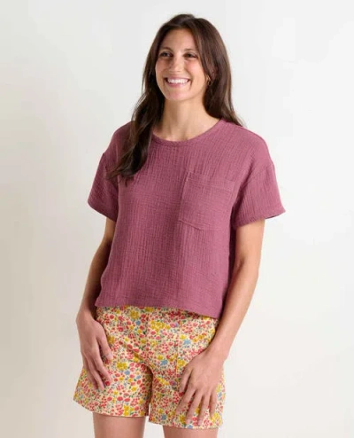 TOAD AND CO TOAD & CO TATE DOUBLE WEAVE SHORT SLEEVE SHIRT