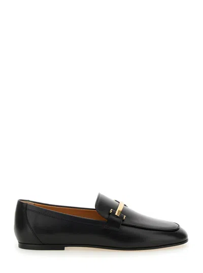 TOD'S WOMEN BLACK LEATHER LOAFERS, 6 LUXURY LOAFERS & DRIVERS FOR WOMEN DARVEYS