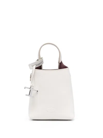 TOD'S DEBOSSED-LOGO LEATHER MINI BAG