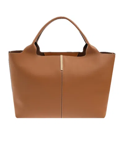 TOD'S MEDIUM LEATHER TOTE BAG