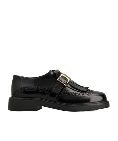 TOD'S TOD'S FRINGE-DETAIL PERFORATED LOAFERS