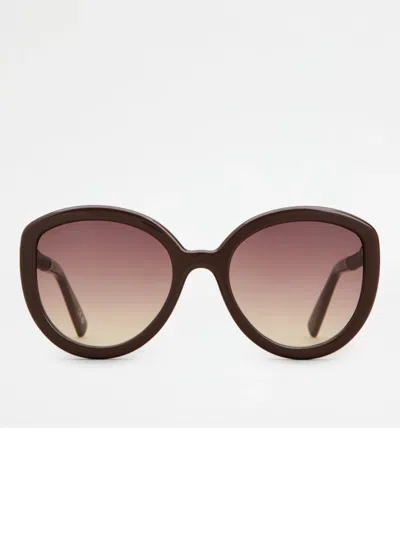 TOD'S LOGO-ENGRAVED SUNGLASSES