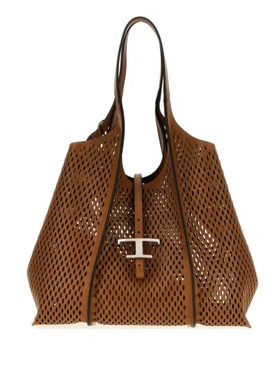 TOD'S MEDIUM 'T TIMLESS' SHOPPING BAG