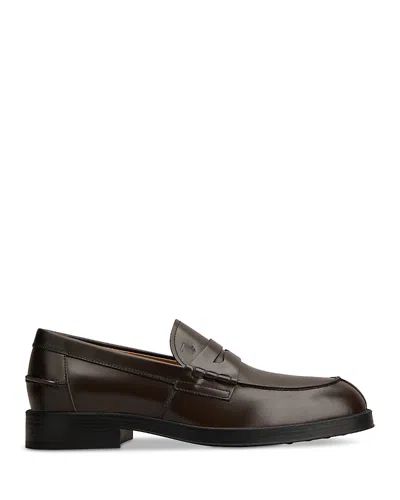 TOD'S MEN'S MOCASSINO FORMALE GOMMA PENNY LOAFERS
