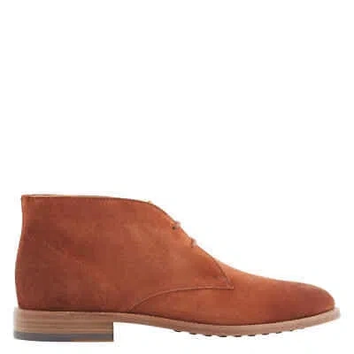 TOD'S TODS MEN'S OAK VELVETY SUEDE DESERT BOOTS