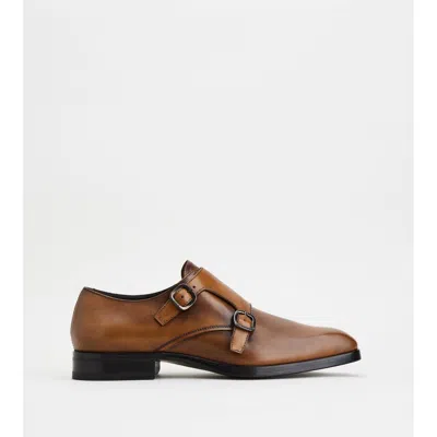 TOD'S MONKSTRAPS IN LEATHER