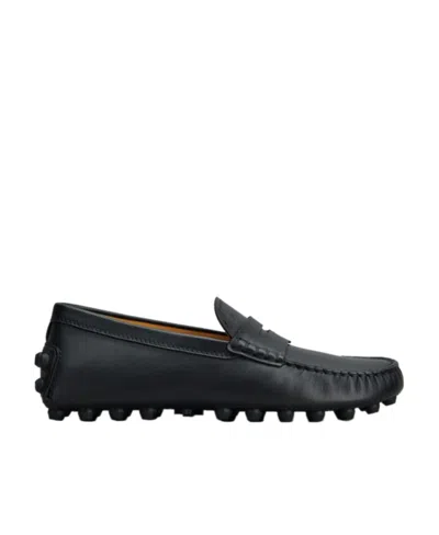 TOD'S PENNY-SLOT LEATHER LOAFERS