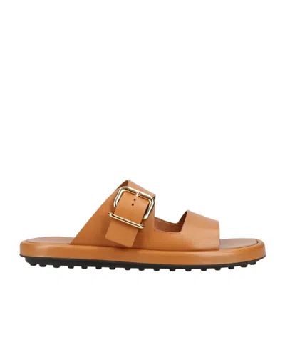 TOD'S TOD'S DOUBLE-STRAP SLIDES