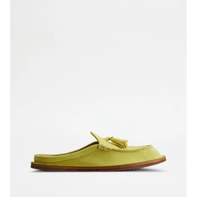 TOD'S SABOTS IN SUEDE