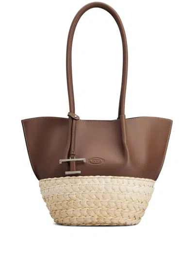 TOD'S SMALL BUX TOTE BAG