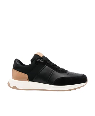 TOD'S TOD'S PANELLED LACE-UP SNEAKERS