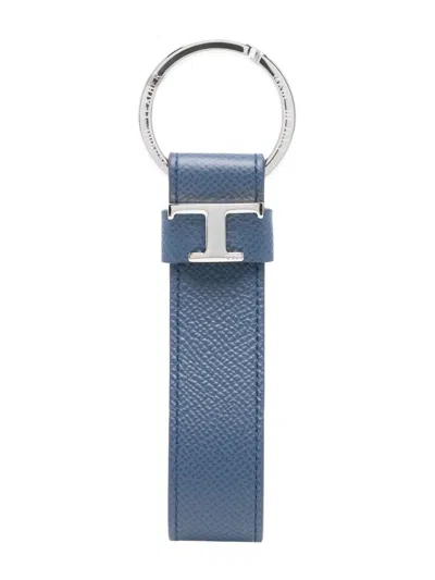 TOD'S TIMELESS-LOGO LEATHER KEYRING