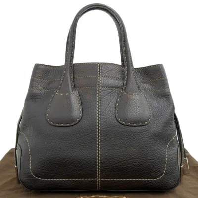 TOD'S TOD'S LEATHER HANDBAG (PRE-OWNED)