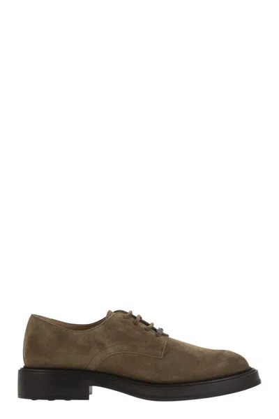 TOD'S TOD'S SUEDE LACE-UP