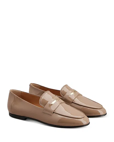 TOD'S WOMEN'S LEATHER LOAFER FLATS