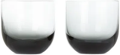 TOM DIXON BLACK TANK WHISKEY GLASSES SET, 200 ML