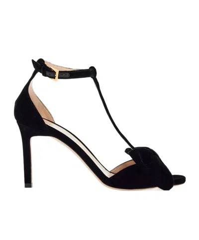 TOM FORD TOM FORD VELVET HEELED SANDALS