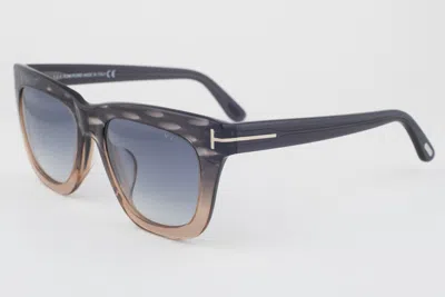 TOM FORD TOM FORD ANOUSHKA 371 20B GRAY PEACH / GRAY GRADIENT SUNGLASSES TF371 20B 57MM