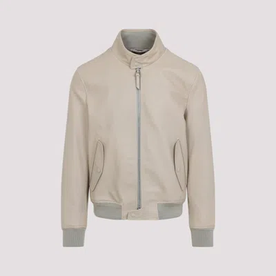 TOM FORD BEIGE HARRINGTON JACKET