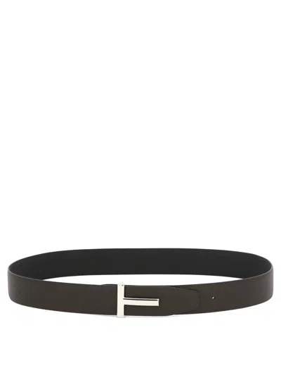 TOM FORD BELTS BROWN