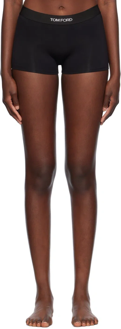 TOM FORD BLACK MODAL SIGNATURE BOY SHORTS