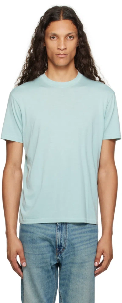 TOM FORD BLUE CREWNECK T-SHIRT