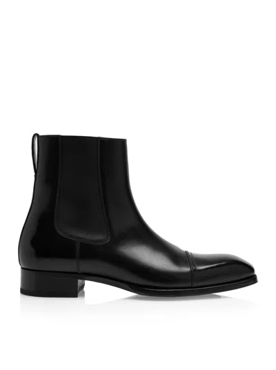 TOM FORD ELKAN LEATHER CHELSEA BOOT