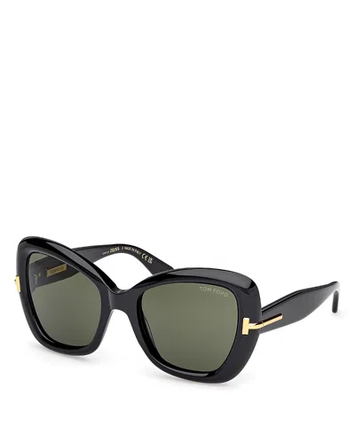 TOM FORD BUTTERFLY SUNGLASSES, 55MM