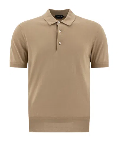 TOM FORD TOM FORD FINT KNIT POLO SHIRT