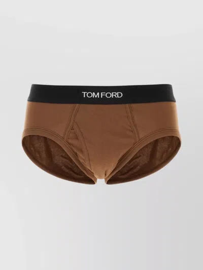 TOM FORD CONTOURED POUCH STRETCH COTTON BRIEF