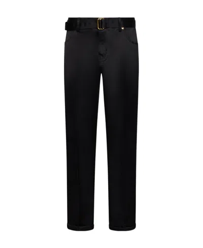 TOM FORD TOM FORD BELTED STRAIGHT-LEG TROUSERS
