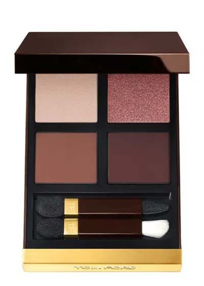 TOM FORD TOM FORD EYE COLOR QUAD, INSOLENT ROSE, EYESHADOW, BOLD SMOKY EYE, SHEER SPARKLE SATIN SHIMMER AND M