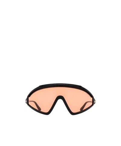 TOM FORD TOM FORD EYEWEAR LORNA SHIELD FRAME SUNGLASSES