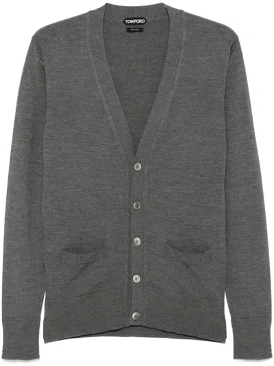 TOM FORD FINE-KNIT CARDIGAN
