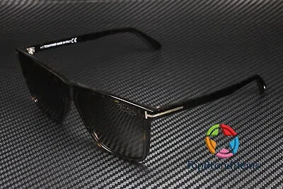 TOM FORD TOM FORD FLETCHER FT0832 52H HAVANA BROWN POLARIZED PLASTIC 57 MEN'S SUNGLASSES