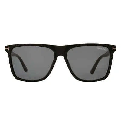 TOM FORD TOM FORD FLETCHER SMOKE BROWLINE MEN'S SUNGLASSES FT0832-N 01A 59 FT0832-N 01A